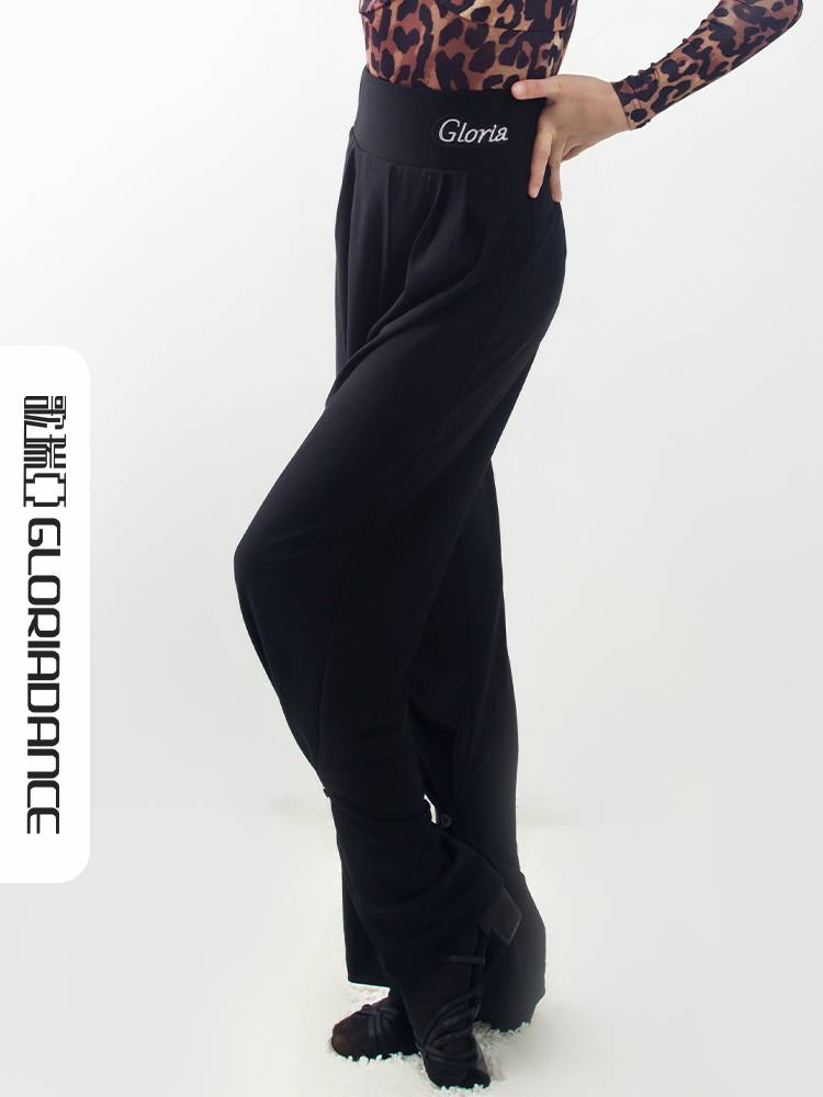 Goliya Latin Dance Girls and Children's Children's New high -waisted slim Latin practice training uniforms