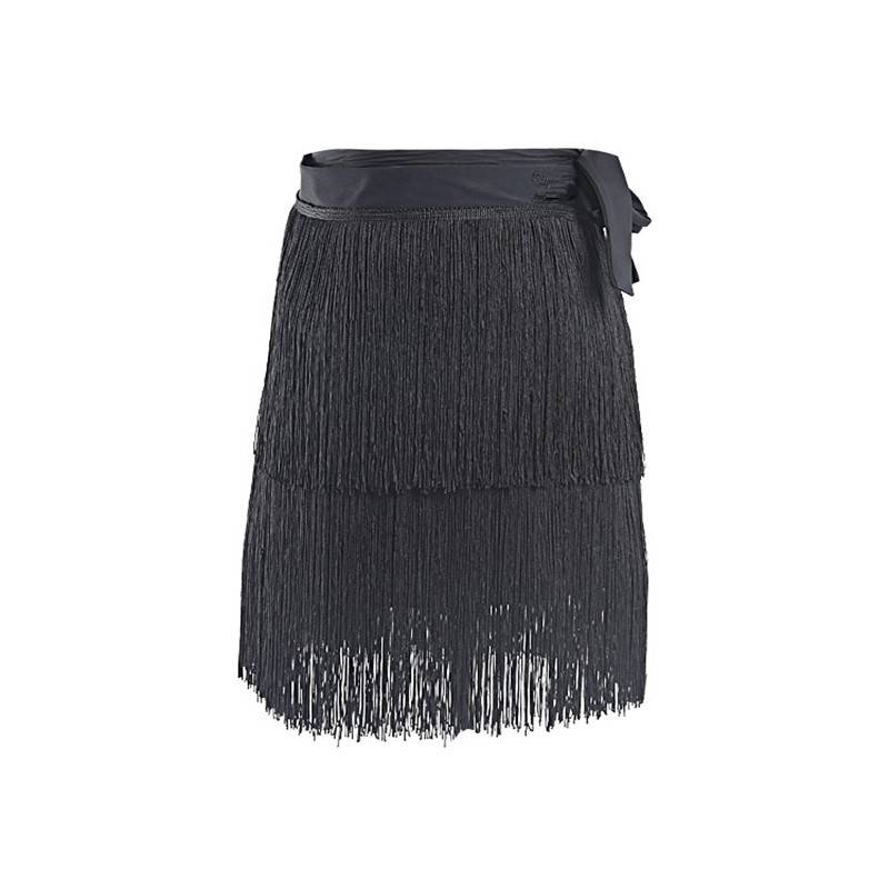 Latin Dance Soviet April Skirt Short Skirt New Latin Dance Costume Female Adult Flash Skirt Professional Practice Performance Performance