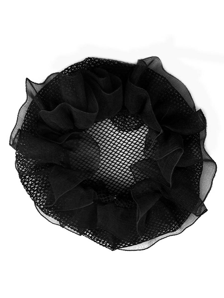 Children's post -web ballet special Latin dance dance art test girl black head jewelry head plate hair set