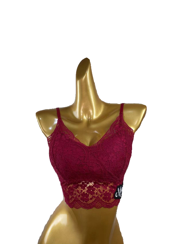 MUAW Latin Dance Belt Deep Back Top Female Summer New Sexy Beauty Backing Stand -Standard Dance Practice Service Contains chest pads