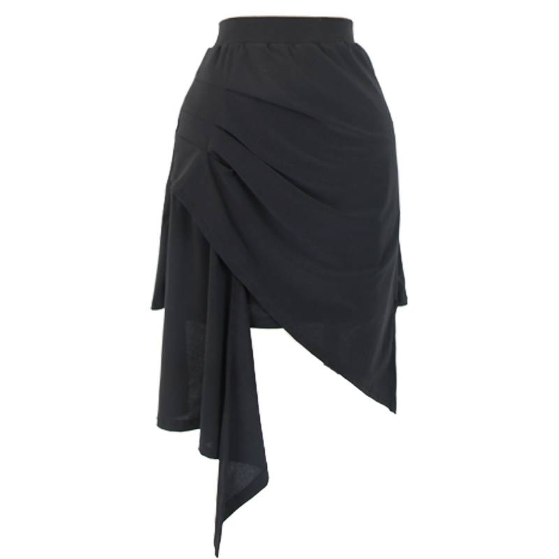 ZS Latin dance skirt irregular practice short skirt adult female dancing skirt Chachanta dance practice service l271