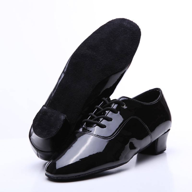 Red dance shoes men's Latin dance shoes adult children's indoor soft bottom dance shoes spring and summer national standard modern dance shoes