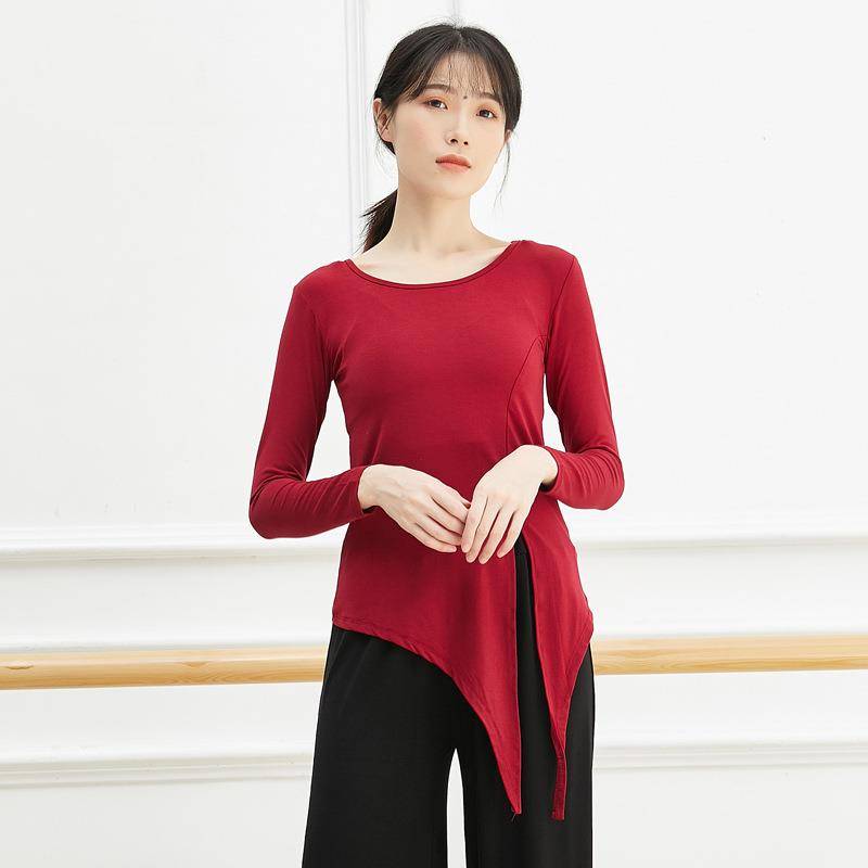 Clearance ~ Latin dance clothing modern dance dance dancing clothing split strap long sleeves