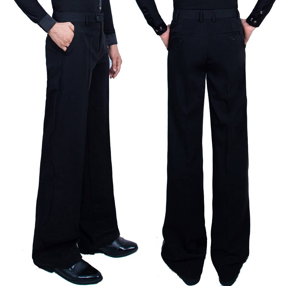 Men's modern dance country dance pants dance pants pocket Latin friendship square dance pants Lunbar Sanda dance pants