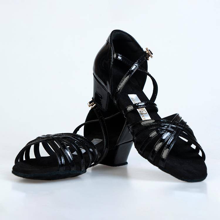 Gulia Girls and Children Latin Fang Fang Fang Hei Poor Pacific Professional Professional Professional New Competition Training Dance Shoes A107