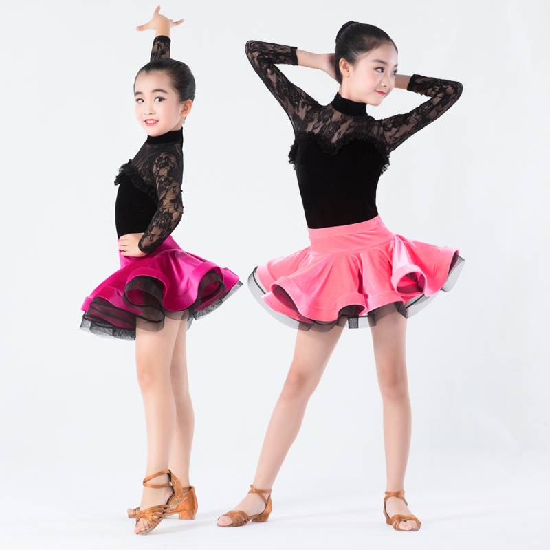 Broken Code Clearance Fugbo Kangniradin Dance Female Performance Competition Performance Practice Practice Children's Dance Skirt Set