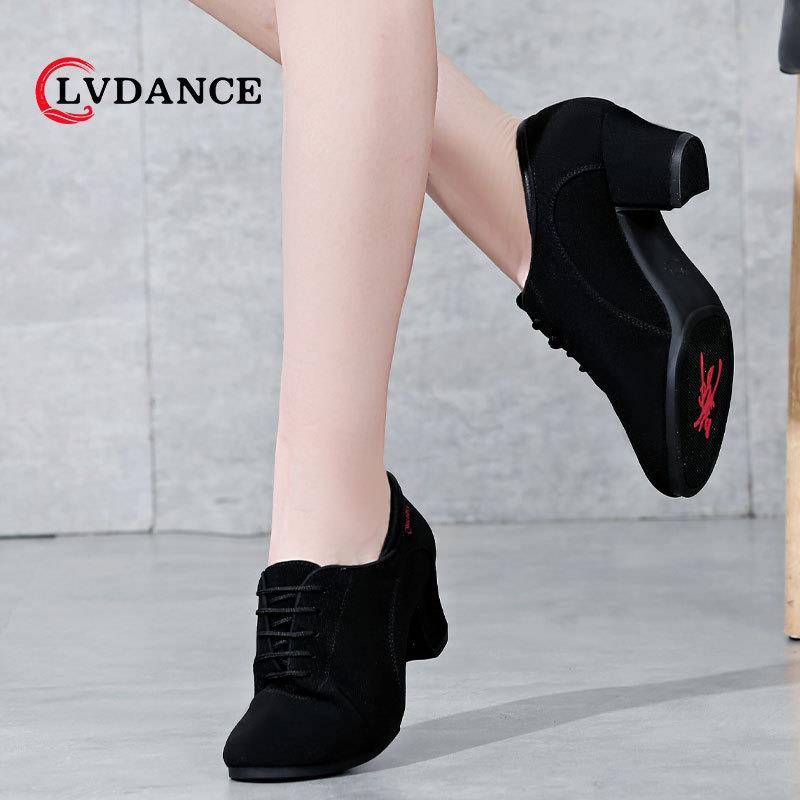 Latin dance shoes adult ladies professional dance teachers shoe friendship dance shoes soft bottom square dance dance -shaped shoes