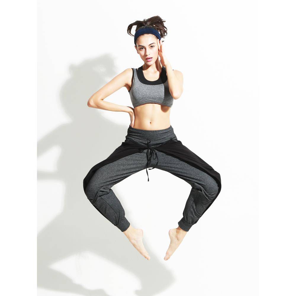Loose dance practice female trousers modern dance fitness clothes high bombs yoga pants Harun dance Latin dance training