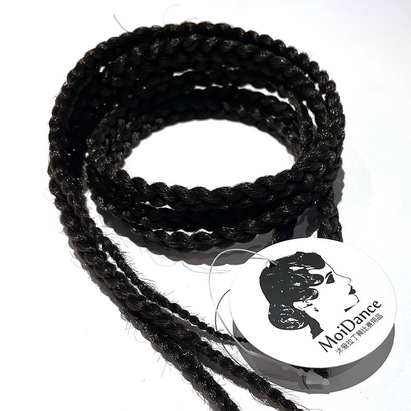 Latin dance wig braid national standard dance style hair combing hair increases hair volume, modern dance performance competition hairstyle female