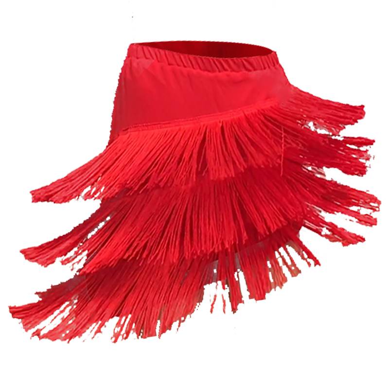 Autumn and Winter Latin Dance Competition Series Adult Female New Professional Flash Ins Super Fire Box Skirt Practice