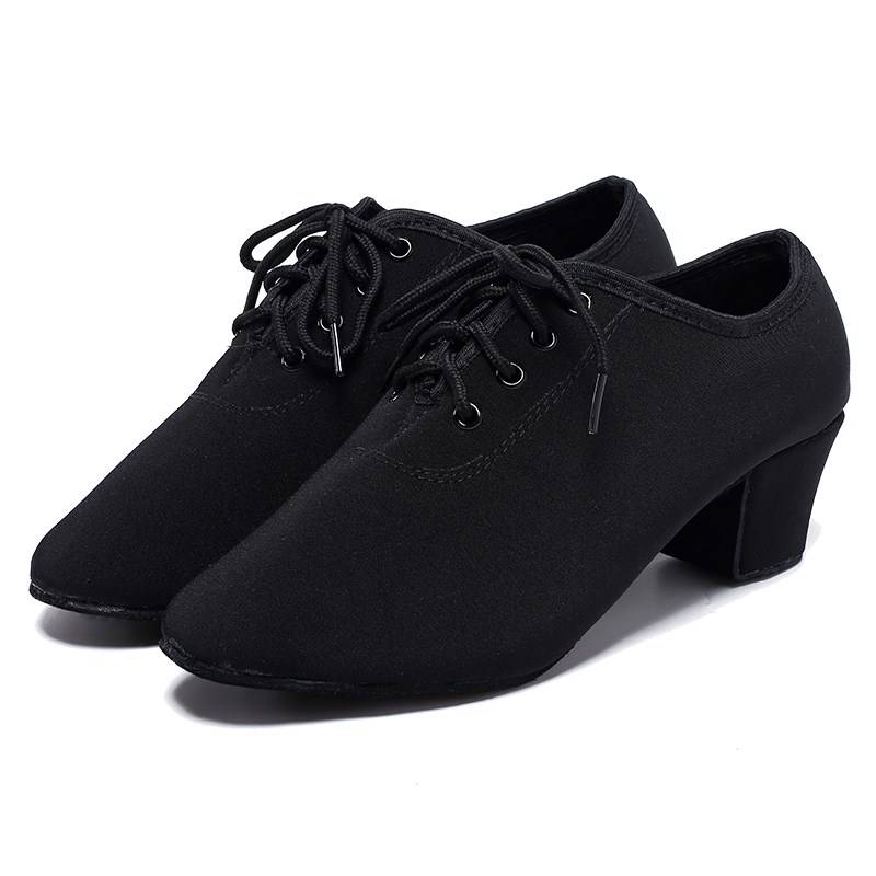 Latin dance shoes body shoes middle -aged and elderly social dance shoes female soft bottom spring and autumn dance square dance shoes teacher hair bottom