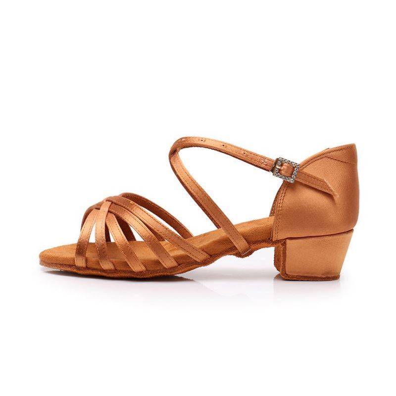 Children's Latin Dance Shoes, girl beginners, professional girl dance shoes, heels, sandals, sandals