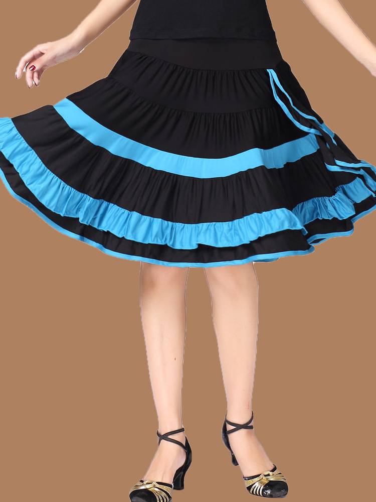 2024 Plaza dance skirt, dance dance skirt Latin dance skirt new skirt skirt short skirt dancing dance skirt female summer