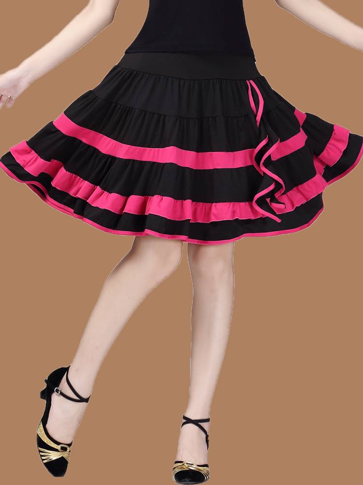 2024 Plaza dance skirt, dance dance skirt Latin dance skirt new skirt skirt short skirt dancing dance skirt female summer