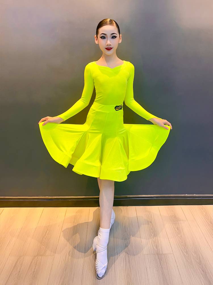 Conndy Connilin dance service new black pool professional competition standard standard stipulates skirt and dance performances for clothing