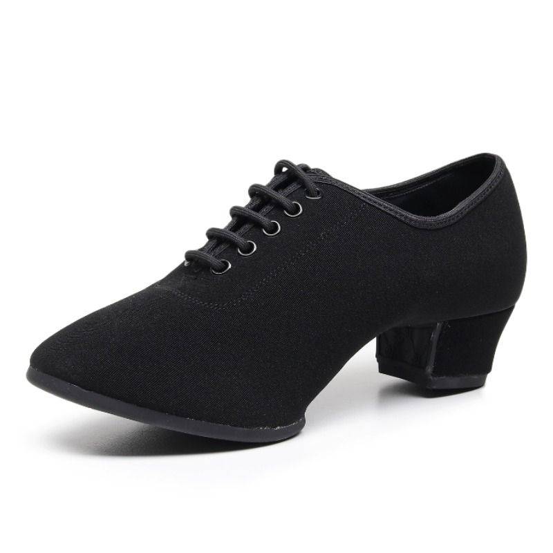 Professional Latin Dance Shoes Women's Teacher Shoe Shaper Dance Shoes Mid -heel Soft -bottom Plaza Dance Shoes Malph Dance
