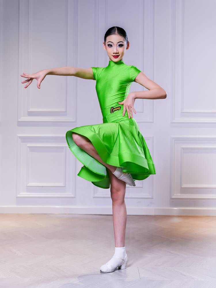 Children's Latin Dance high -end competition stipulates professional dance practice uniform performance performance show set 2024 new models