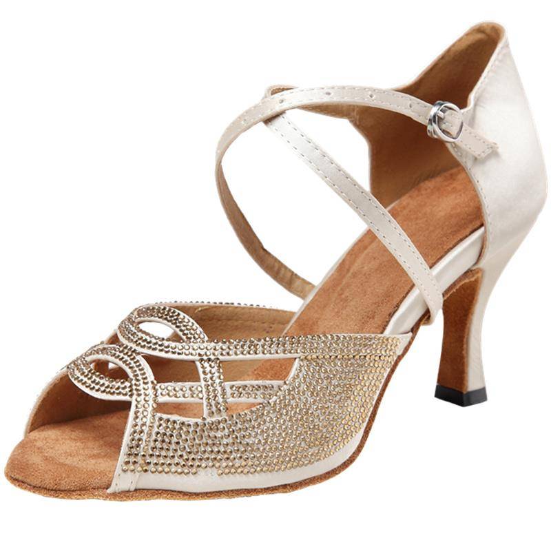 Love Dance Latin Dance Shoes Adult Dance Shoes Soft Waves Outdoor Mid -heel Ladies Dance Sandals Plaza Dance Women's Shoes