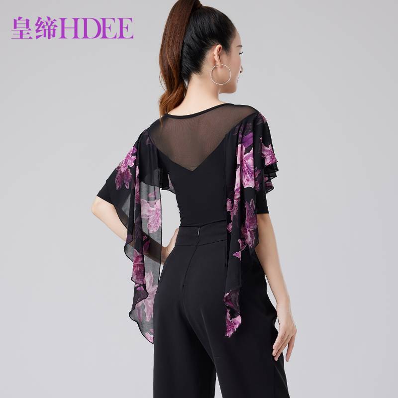 Emperor Latin Dance New Modern Dance Spring and Summer Flowing Dance Performance Performance National Standard Dance Dance Service