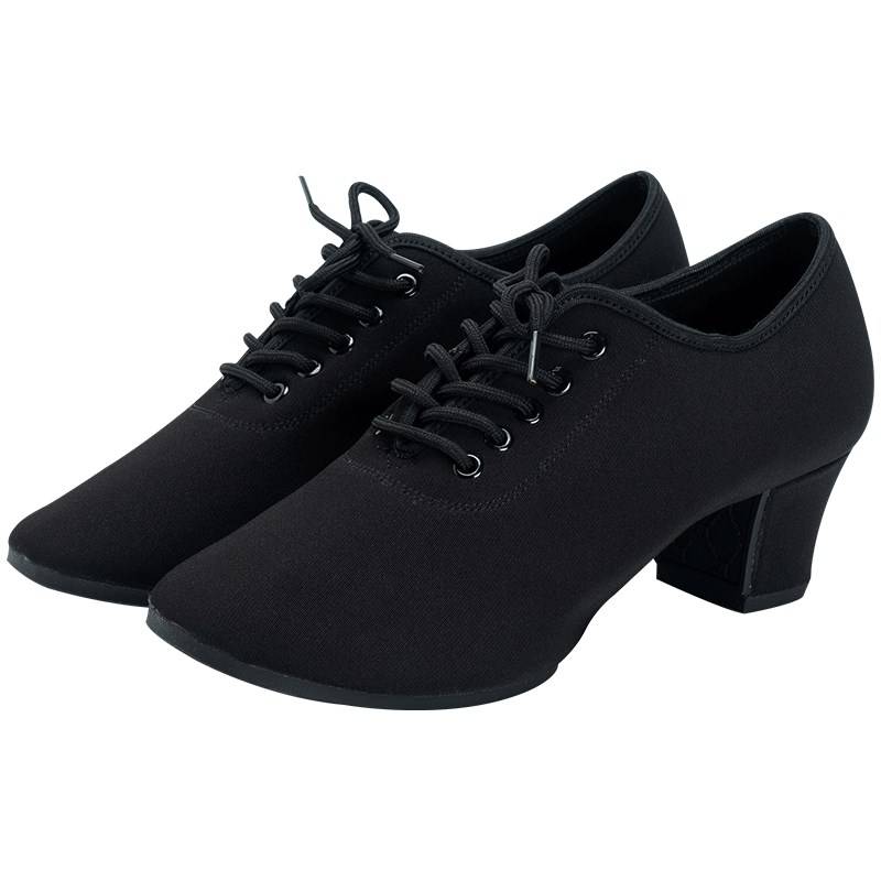 Latin dance soft bottom dance shoes female shape dancing high -heeled Oxford cloth outdoor exercise suits square love shoes summer