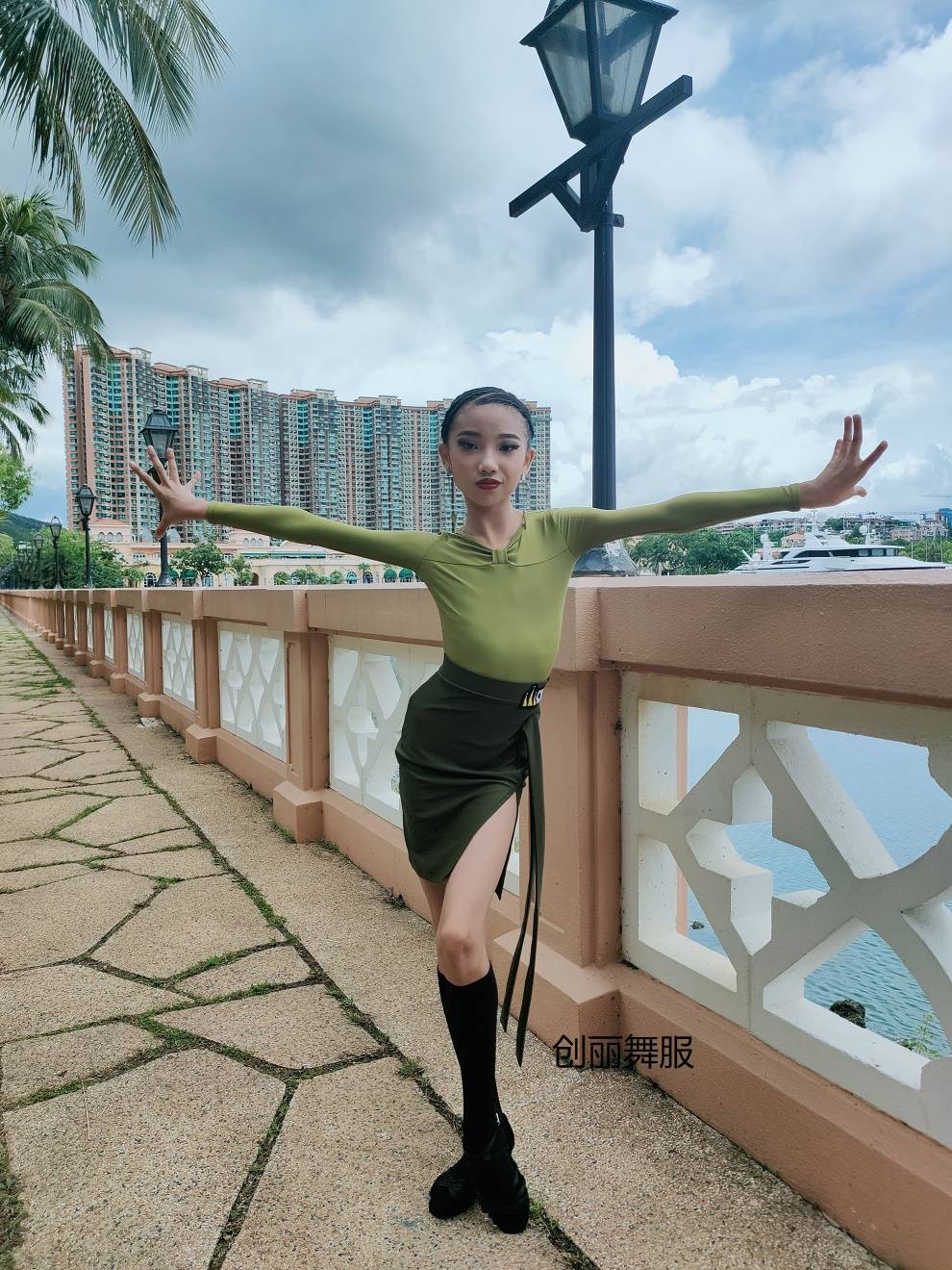 Chuangli Dance Service Professional Latin Dance Women Latin Skirt Latin Tuning Adult Young Children Standardment Practice Service