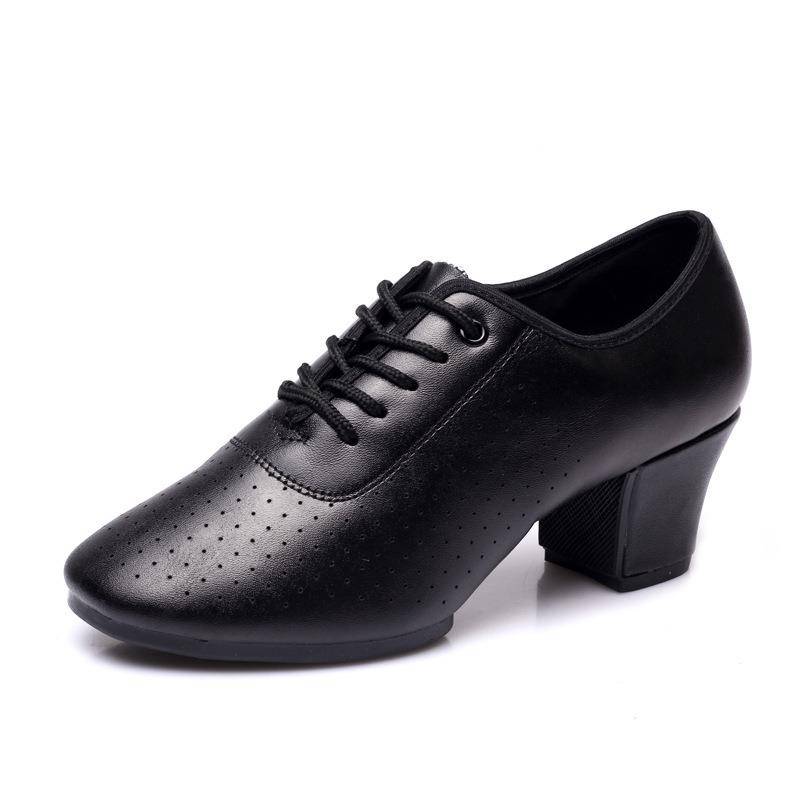 2024 autumn new leather female teacher Latin dance shoes cowhide dance shoes dancing shoes square dance shoes country standard dance shoes