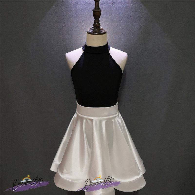Children's Latin Dance 2024 New Summer Competition Standardized Delivery Delivery Dress Performance Girls Latin Dance Skirt