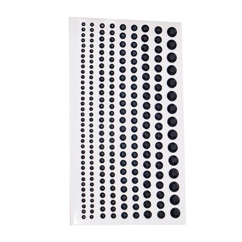 Latin Dance Drilling Drilling Body Putting Black Diamond Paste Bright Drilling Drill Dance Makeup Long Diamond Pattipure Paper Jewelry