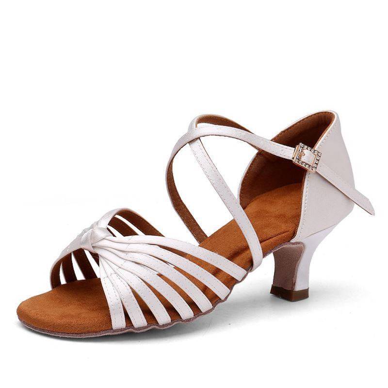 Latin dance shoes in Latin dance shoes girl black teacher new professional dance shoes women -style children