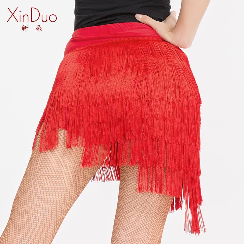 Zhongda Children's Latin Flow Skirt Adult Dance Boilet Skirt Men's Latin Long Sleeve Top Add Velvet