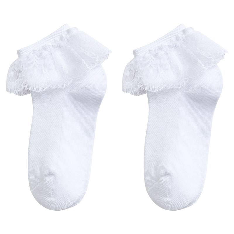 Latin dance socks spring and summer thin children's test competition lace princess white with leather shoe cotton dance lace socks