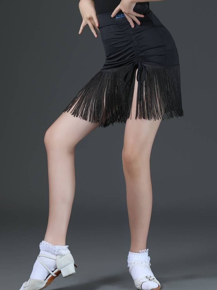 Latin dance new skirt children's current skirt new skirt training short skirt national standard performance skirt girl practice