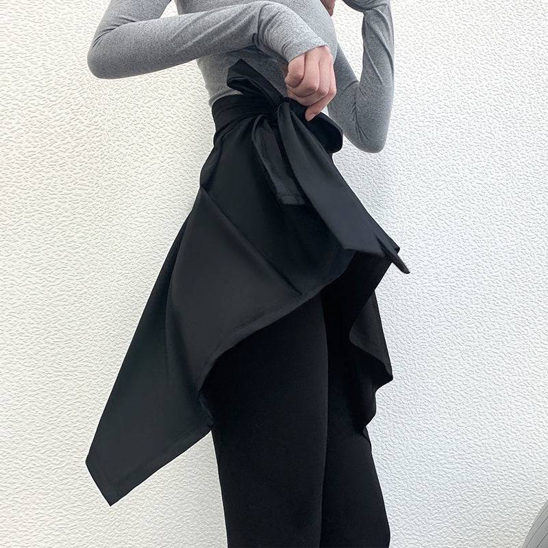 Half -body one -piece sports yoga skirt women's defense light film skirt running fitness outside with hip hip Latin dance skirt