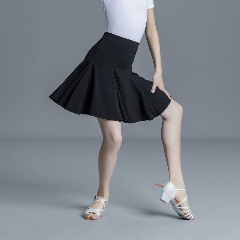 Children's Latin Dance Dance Fun League Skirt Girl Latin Dance Training Server Children's Dance Competition Big Skirt Four Seasons