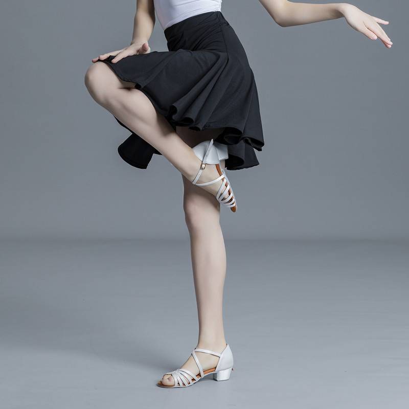 Children's Latin Dance Dance Fun League Skirt Girl Latin Dance Training Server Children's Dance Competition Big Skirt Four Seasons