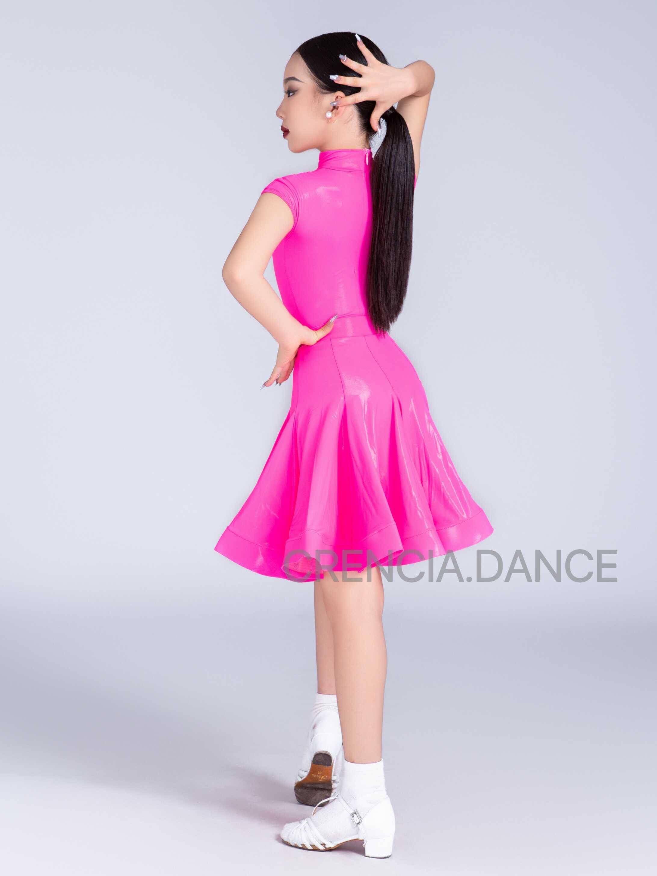 Casey-Tianyue Dance Service New Professional Girl Latin Dance Competition Standardized Highlight Toner Laica fabric