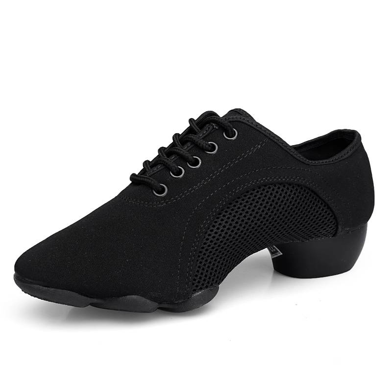 The new Latin dance shoes female adults four seasons soft bottom breathable teachers shoes Oxford Buping and the dance shoes men's dance shoes