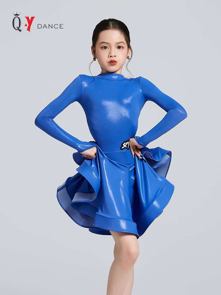 Qy Black Pond Children's Latin Dance Service 2024 Senior Summer Summer Highlight Girls Standard for Competition Performance Series
