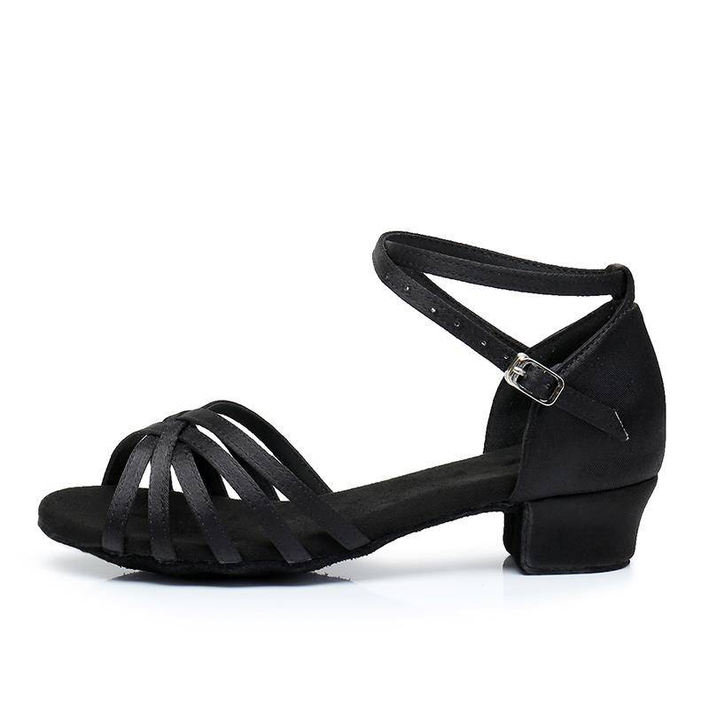 Latin dance shoes girls children's soft bottom practice shoes children's adult national standard dance junior scholar