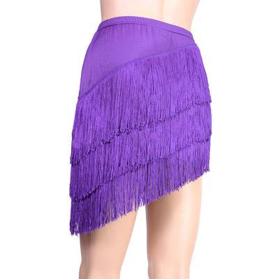 Female adult streaming Sulading dance skirt half -body skirt adult playfulness dance children practicing Latin dance souper skirt