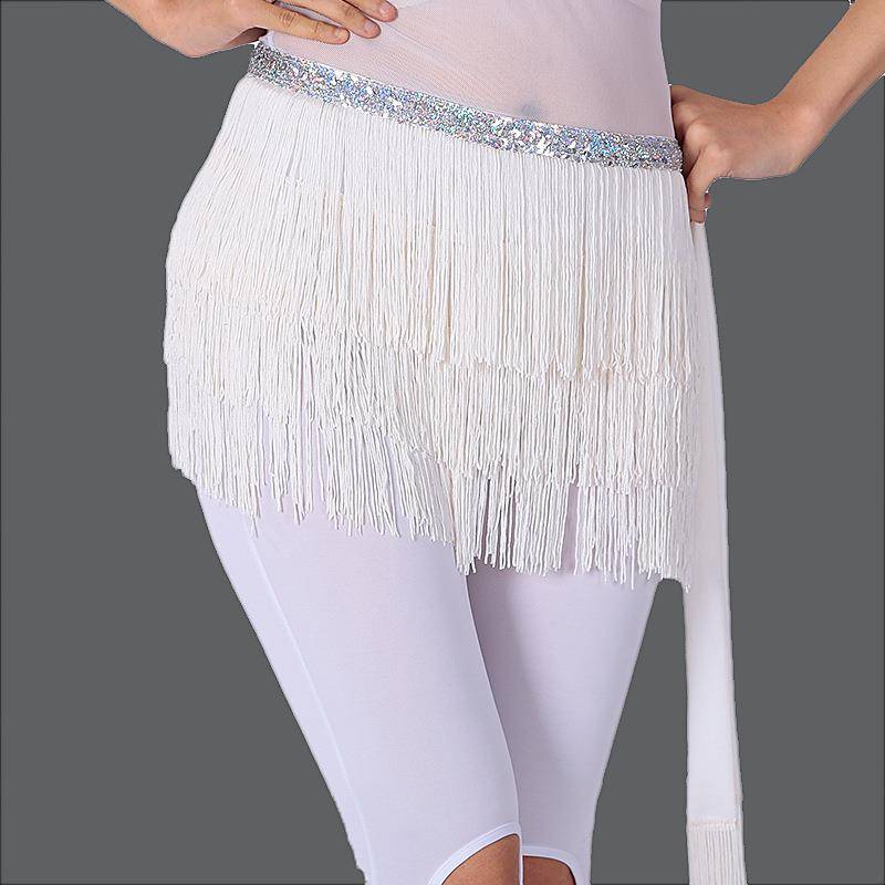 Belly Dance Dance Ribbon Sushable Turbal Towel Latin Latin Dance Tiewa Limin Chain Practice Performance Skirt