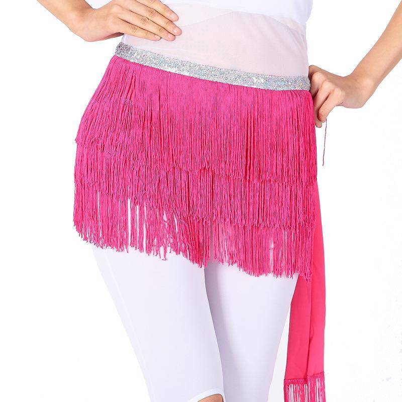 Belly Dance Dance Ribbon Sushable Turbal Towel Latin Latin Dance Tiewa Limin Chain Practice Performance Skirt