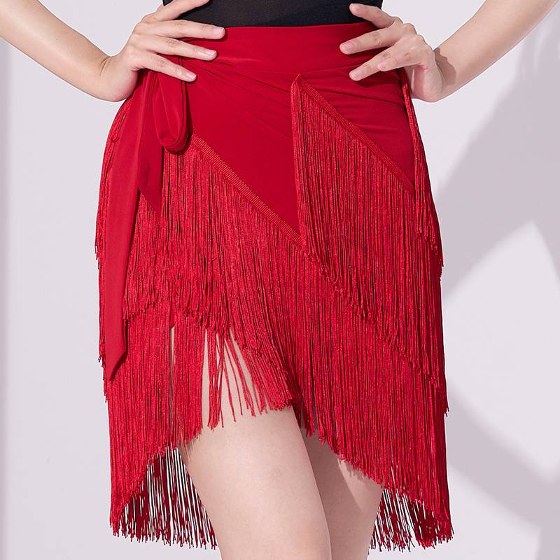 Latin dance skirt new practice clothing female adult skirt skirt under the skirt game dance performance clothes