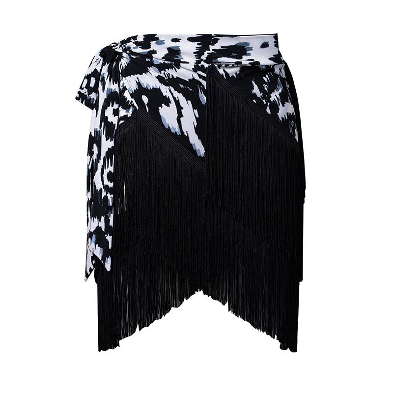 Latin dance skirt new practice clothing female adult skirt skirt under the skirt game dance performance clothes