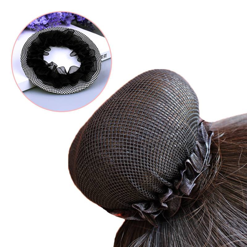 Children's dance plate hair network hair pocket Latin dance invisible hair tail professional hairpin performance competition