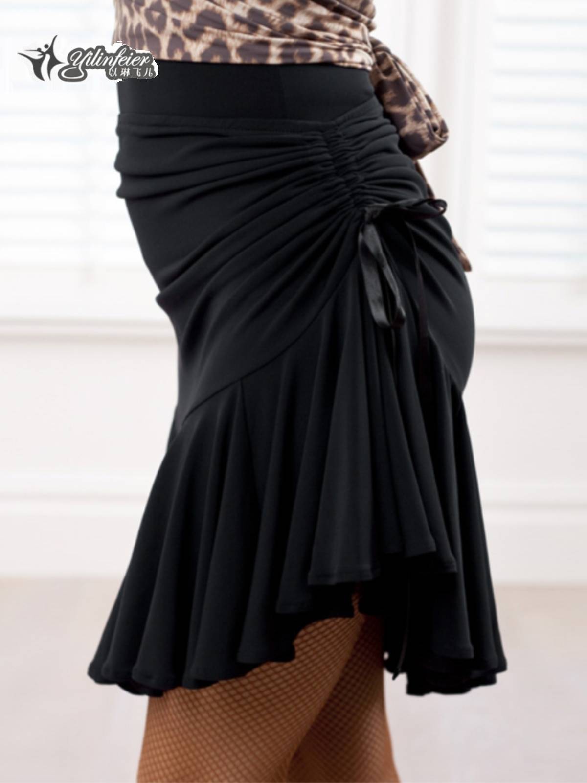 Yilin Feier Latin Dance Skirt Latin Skirt Pants Dance Pants-1 Belly Dance Pants Square Dance Clothing