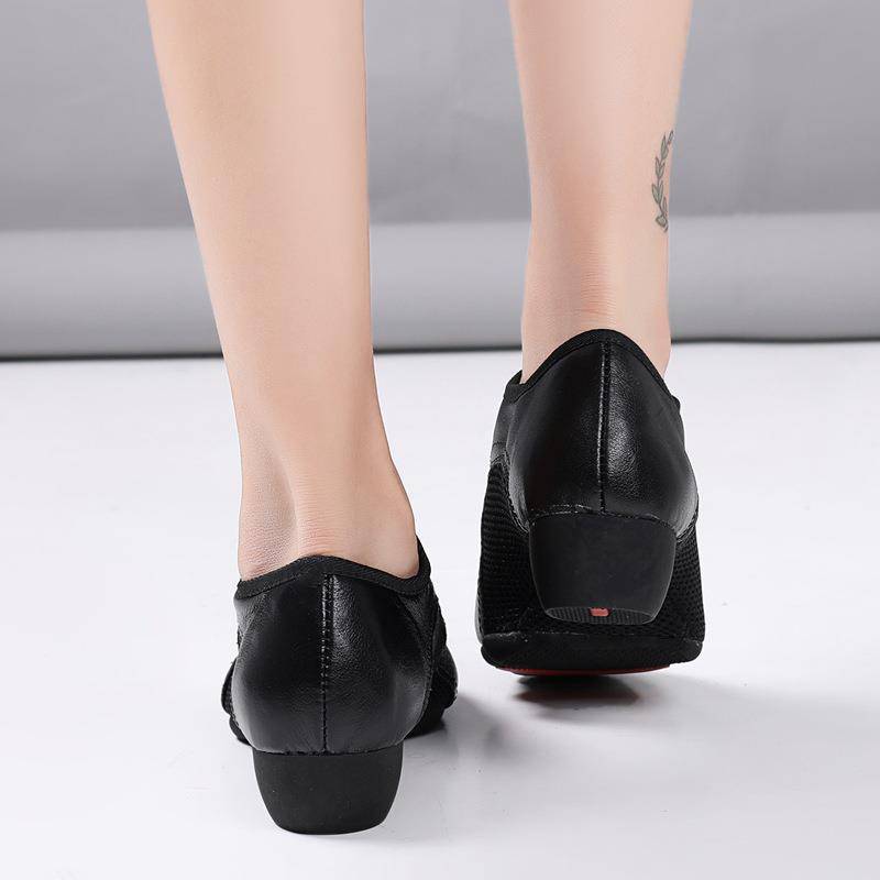Latin dance shoes female soft bottom dance shoes net square dance female shoes dance shoes