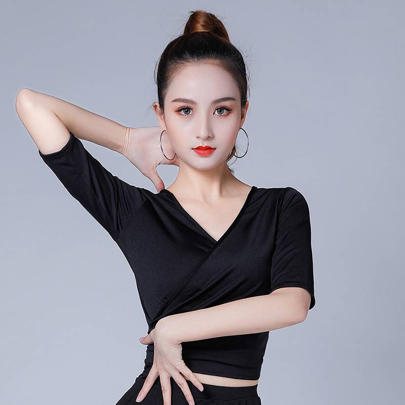 Latin dance on the spring and summer new dance autumn and winter Mozon adult women's Latin clothing practice country labeling friendship