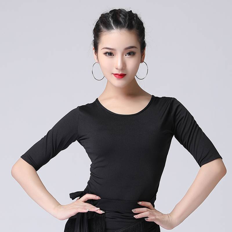 Latin dance on the spring and summer new dance autumn and winter Mozon adult women's Latin clothing practice country labeling friendship
