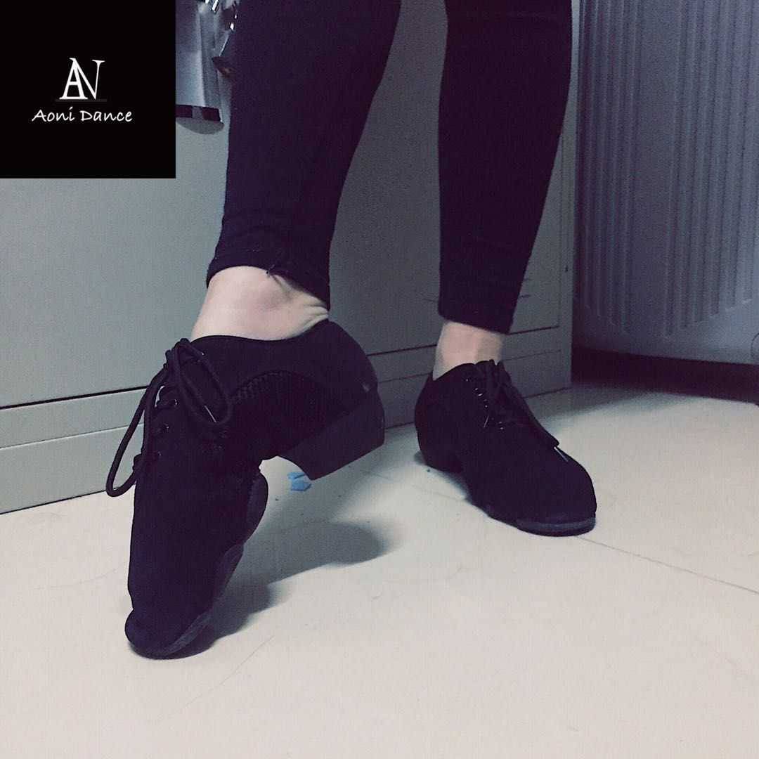 Aoya Teacher Shoes Latin Dance Dance Oxford cloth dance shoes Dance is particularly comfortable and wear -resistant anti -slip